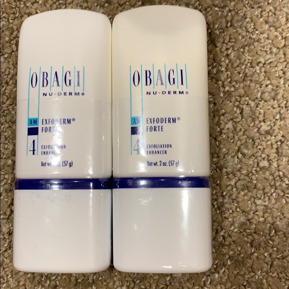 Two brand new in sealed Obaji exfoderm forte